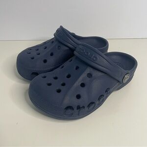 Crocs toddler size 10/11 navy blue